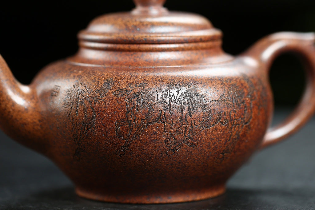 范泽锋高徒·邱爽紫砂潜力重器《笑樱壶》是您礼藏皆宜的高端艺术品👍  ——原矿优质龙骨金砂·390cc