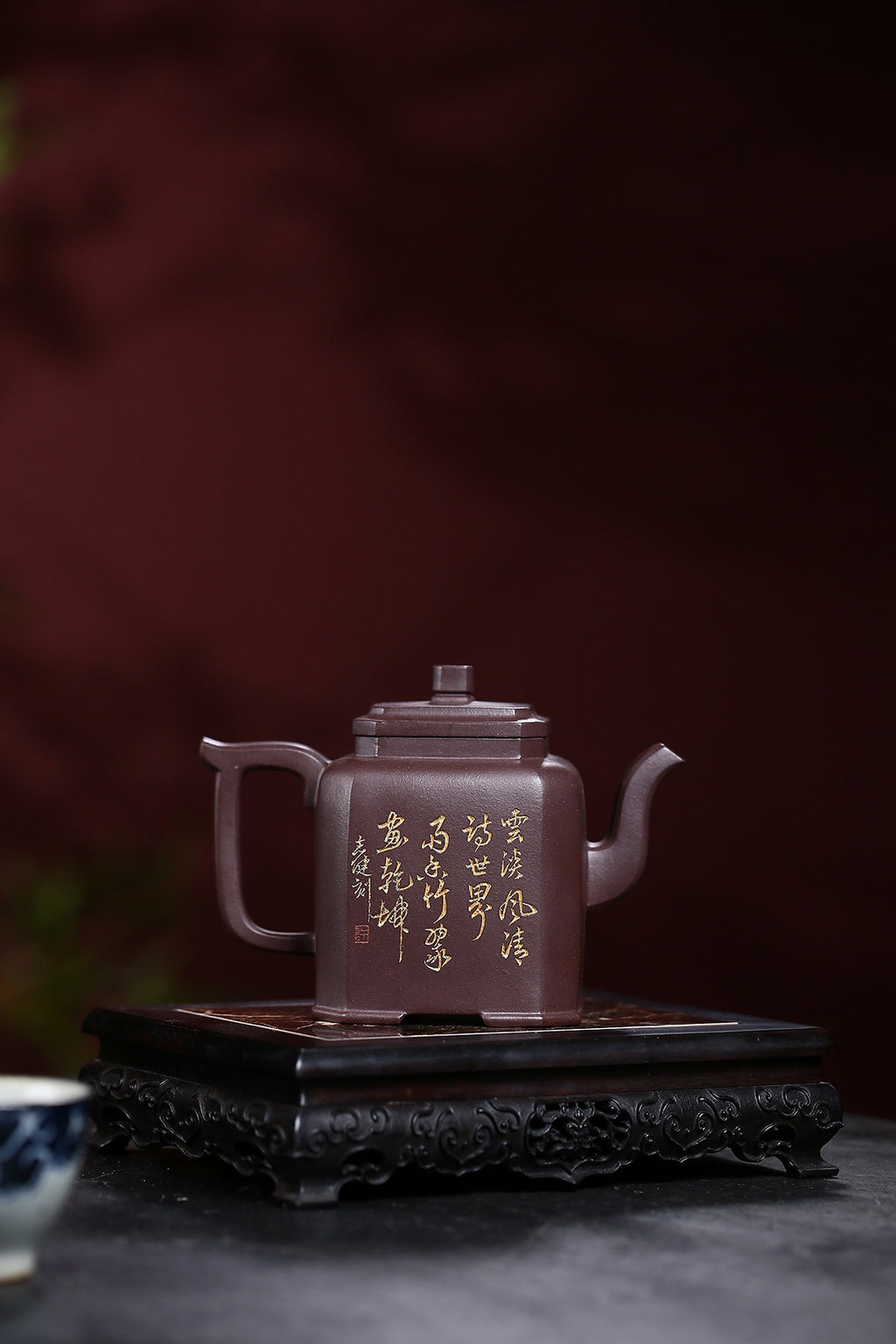 范泽锋高徒·邱爽紫砂潜力重器《葵方壶》是您礼藏皆宜的高端艺术品👍  ——原矿优质老紫泥·550cc