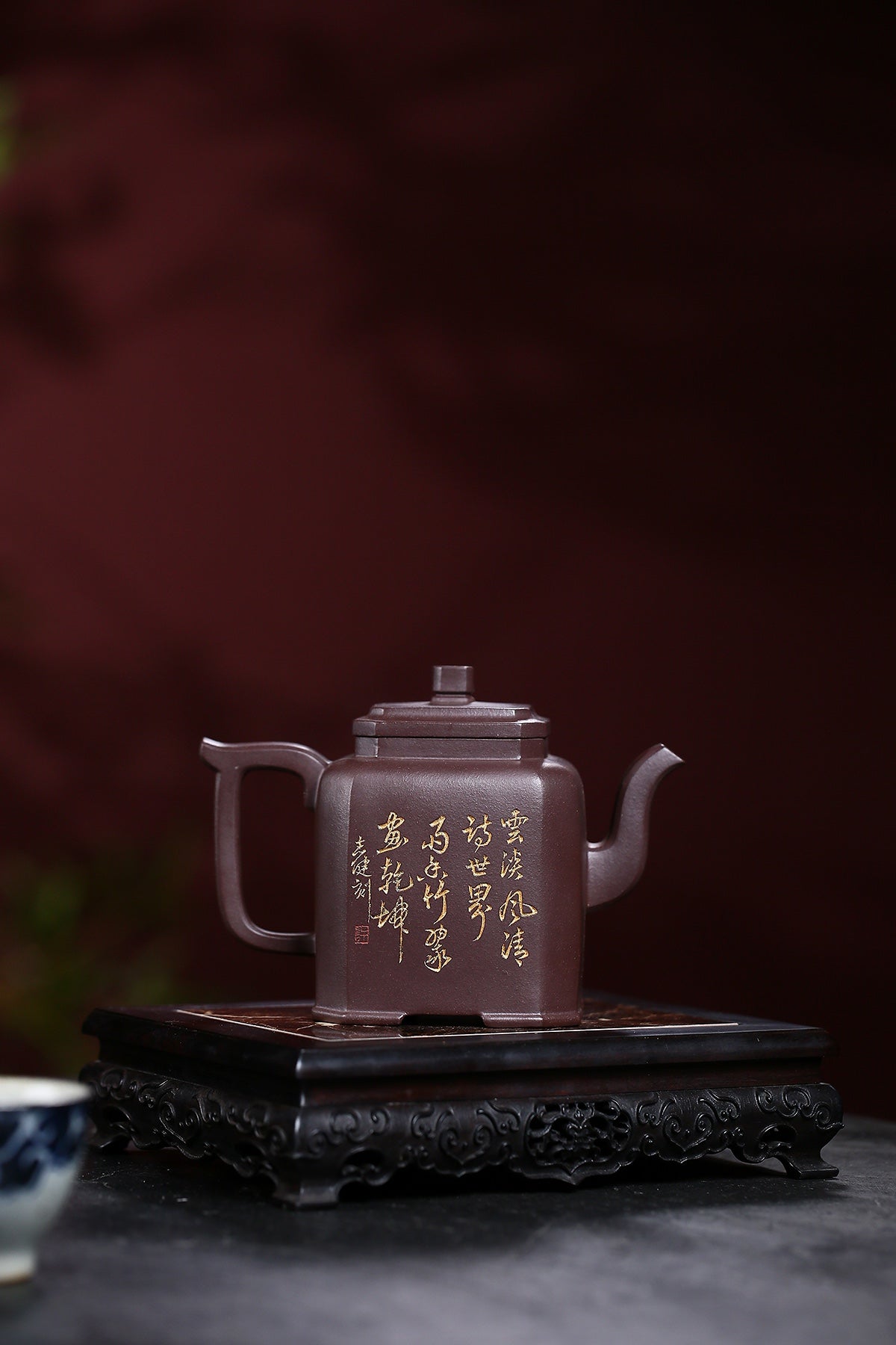 范泽锋高徒·邱爽紫砂潜力重器《葵方壶》是您礼藏皆宜的高端艺术品👍  ——原矿优质老紫泥·550cc