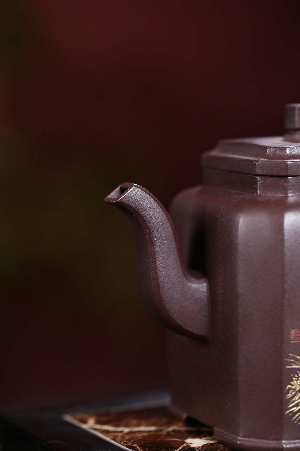 范泽锋高徒·邱爽紫砂潜力重器《葵方壶》是您礼藏皆宜的高端艺术品👍  ——原矿优质老紫泥·550cc