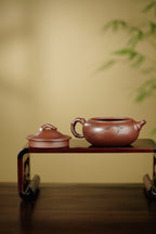 储立之大师传世典藏重器《潇湘竹影壶》是礼藏双宜首选的高端艺术品！  ——原矿优质龙血砂·300cc