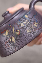 •新品•爆款•限定款• 东盟紫砂行业领军人物新作【大圣归来】🎉🎉🎉 _____陶刻圣手—国礼艺术家(高级)（储国峰）