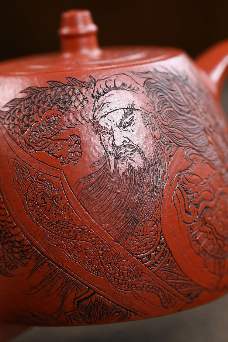 【储老师创作新品，精刻高货欣赏】 东盟紫砂行业领军人物新作【井栏•义薄云天】_陶刻圣手—国礼艺术家(高级)（储国峰）