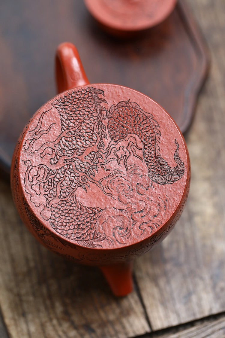 【储老师创作新品，精刻高货欣赏】 东盟紫砂行业领军人物新作【井栏•义薄云天】_陶刻圣手—国礼艺术家(高级)（储国峰）
