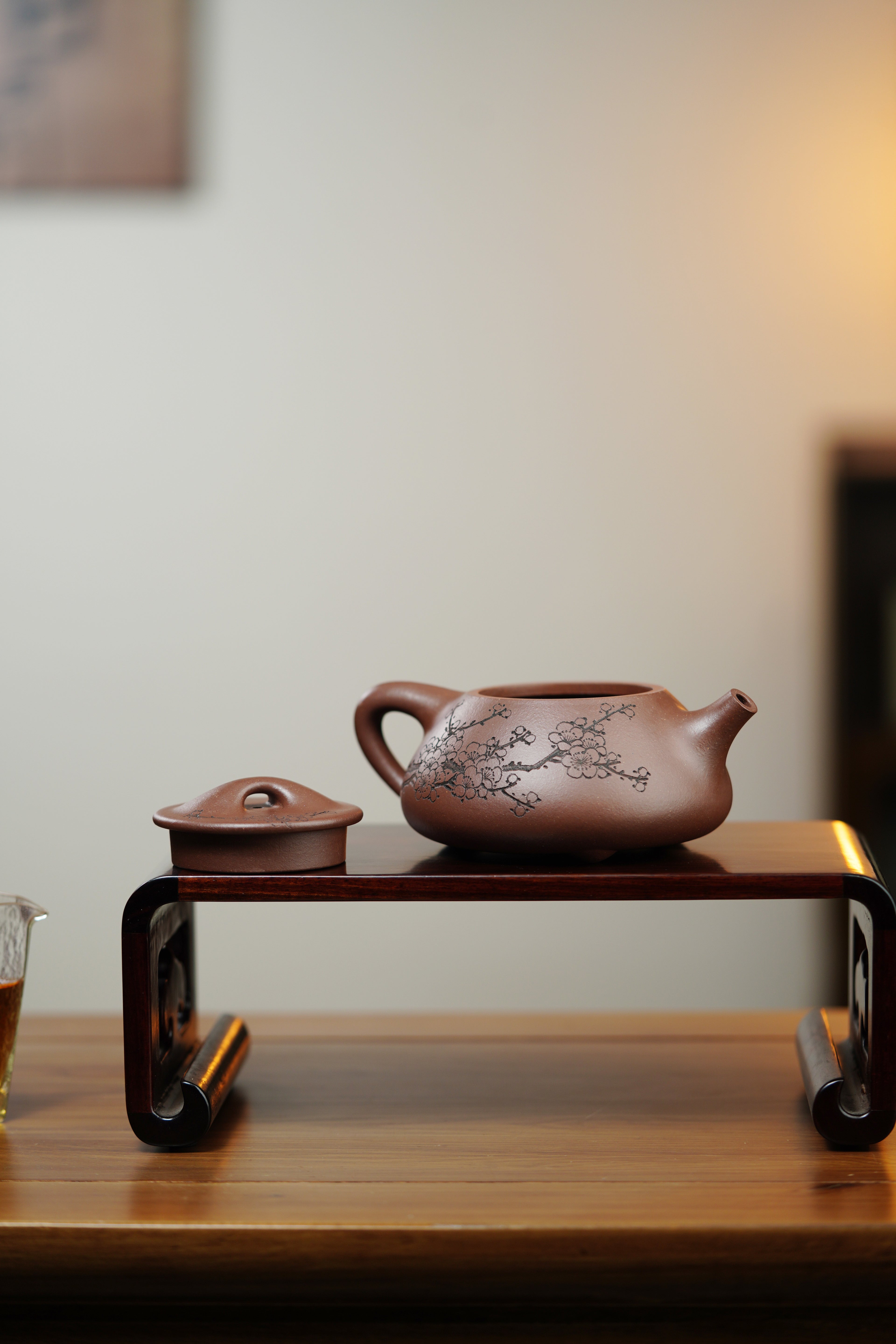 中国紫砂界当代梅王·朱炳浩(石陶）巅峰臻品·大拍同款5.7万《满瓢》——原矿优质老紫泥·420cc