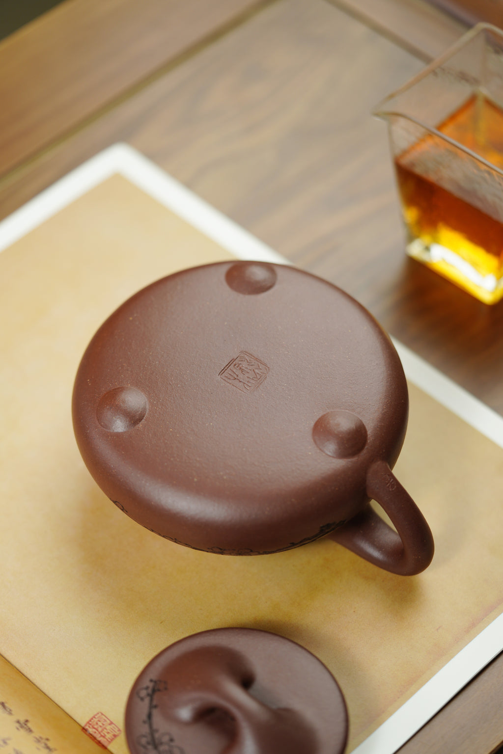 中国紫砂界当代梅王·朱炳浩(石陶）巅峰臻品·大拍同款5.7万《满瓢》——原矿优质老紫泥·420cc