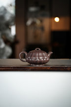 范大生嫡脉·江苏省大师范秀芳·紫砂臻品《扁合菱壶》——原矿优质天青泥·300cc（入册款代表作）