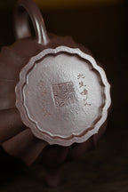 范大生嫡脉·江苏省大师范秀芳·紫砂臻品《高合菱壶》——原矿优质天青泥·330cc（入册款代表作）