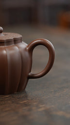 范大生嫡脉·江苏省大师范秀芳·紫砂臻品《明镜壶》 ——原矿优质紫泥·200cc（入册款代表作）