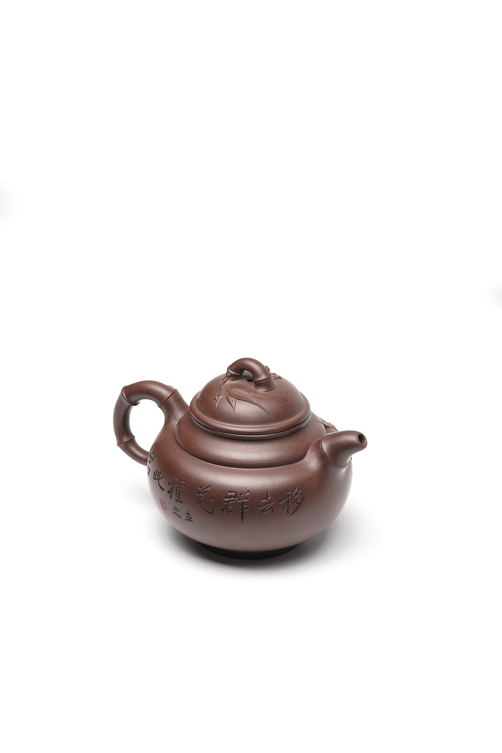 储立之大师传世典藏重器《罗汉竹壶》是礼藏双宜首选的高端艺术品！  ——原矿优质 底槽清·450cc