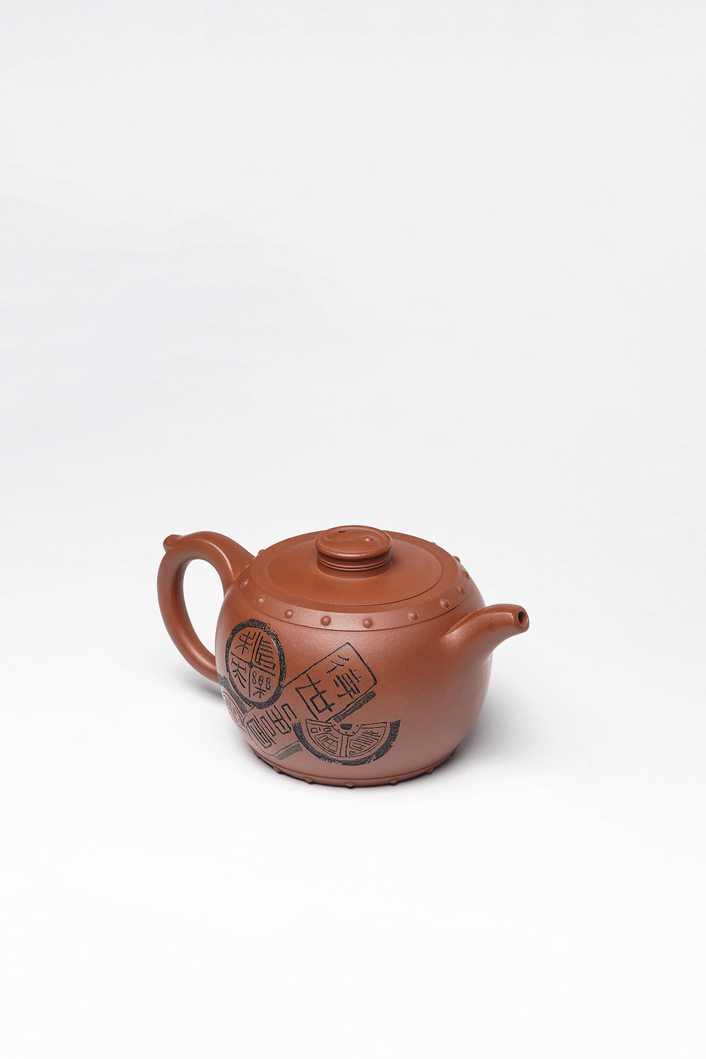 储立之大师传世典藏重器《太极鼓壶》是礼藏双宜首选的高端艺术品！  ——原矿优质 红清水泥·550cc