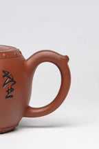 储立之大师传世典藏重器《太极鼓壶》是礼藏双宜首选的高端艺术品！  ——原矿优质 红清水泥·550cc