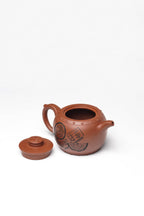 储立之大师传世典藏重器《太极鼓壶》是礼藏双宜首选的高端艺术品！  ——原矿优质 红清水泥·550cc