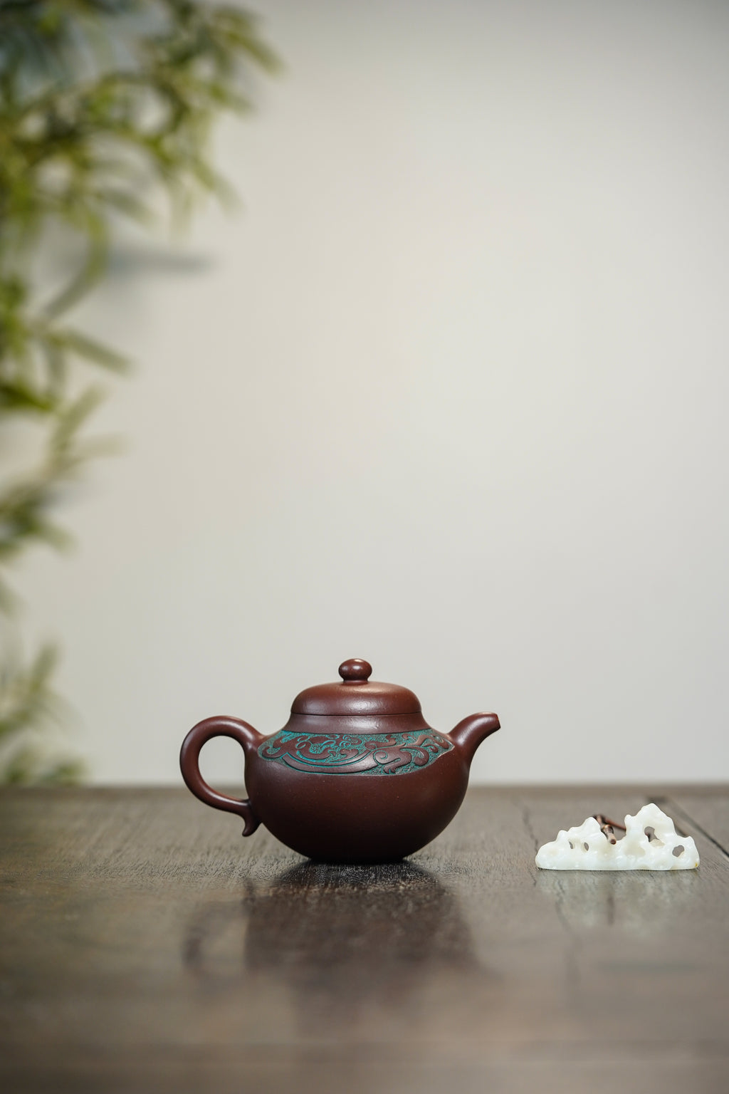国大师邱玉林亲制｜顶奢稀有传世臻品《螭龙福圆壶》——原矿优质底槽清·260cc ——中国陶瓷艺术大师·邱玉林·亲制