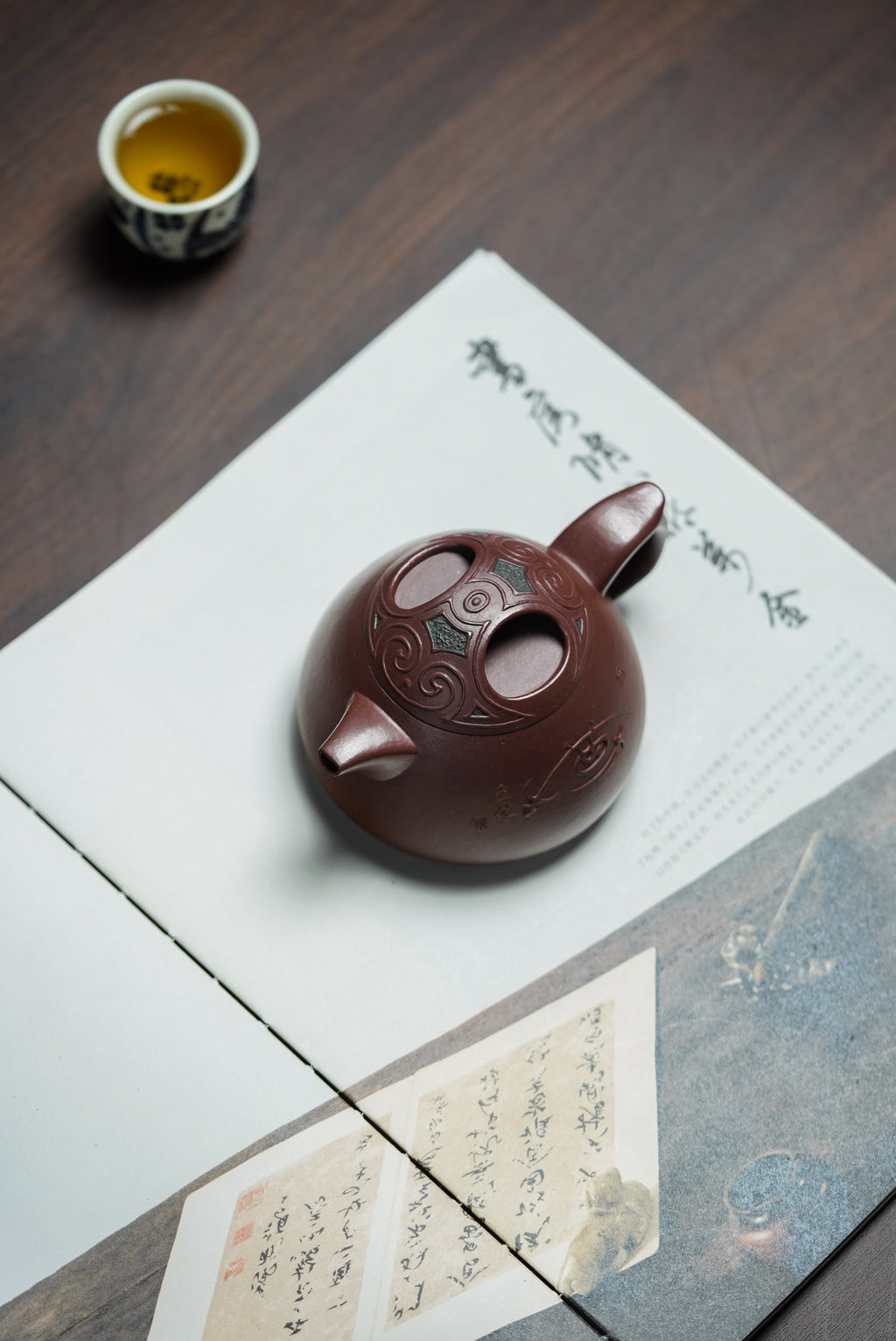 国大师邱玉林亲制｜顶奢真金稀有臻品《扭转乾坤》原矿优质底槽清180cc | 中国陶瓷艺术大师亲制