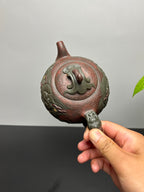 国礼名家金奖臻品｜高水波原创代表作《九子朝圣》九龙紫砂重器 传世收藏高端礼赠 巅峰之作！  优质老青段 | 520cc