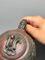 国礼名家金奖臻品｜高水波原创代表作《九子朝圣》九龙紫砂重器 传世收藏高端礼赠 巅峰之作！  优质老青段 | 520cc