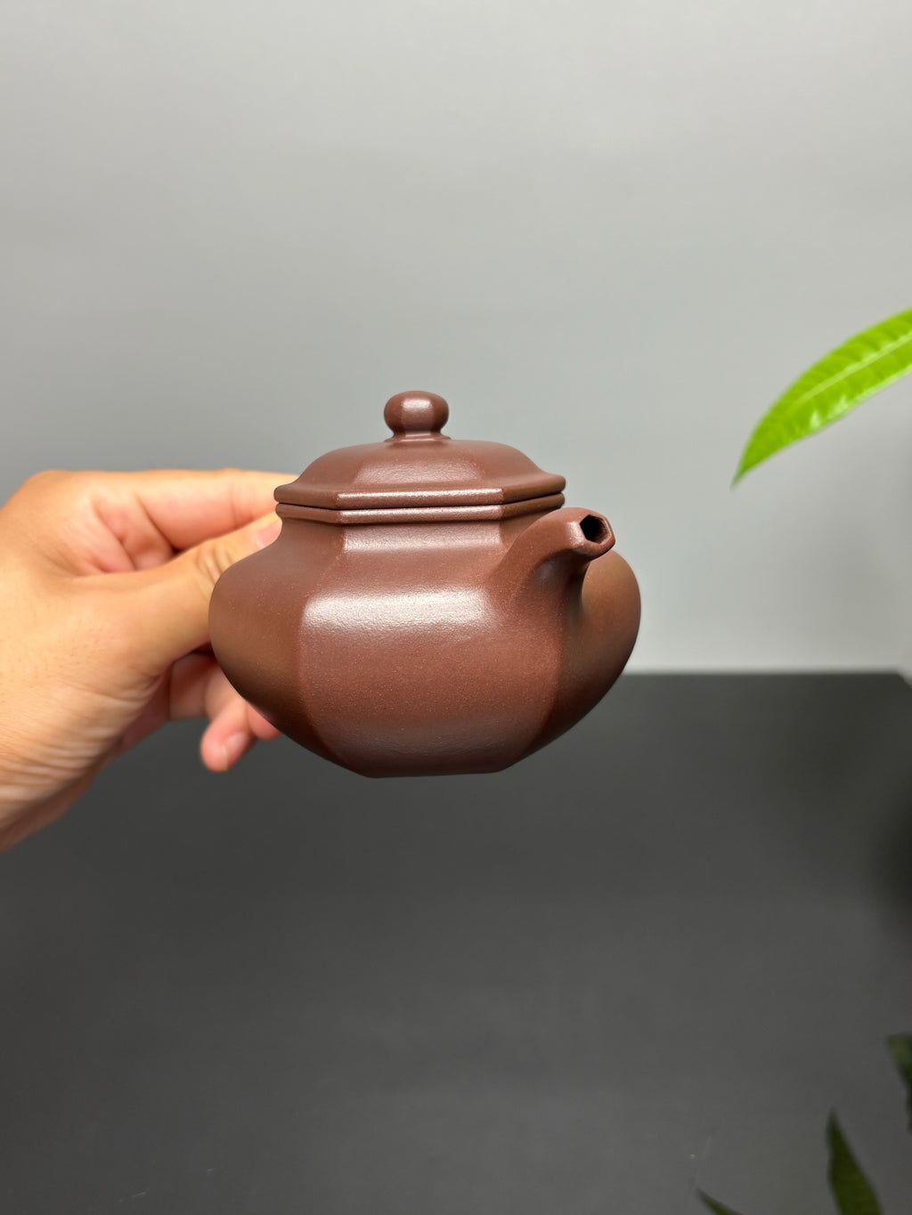沈更轶大师巅峰之作【六方仿古壶】——原矿优质老紫泥·200cc ——正高级工艺美术师·沈更轶 亲制孤品