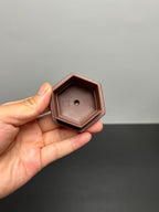 沈更轶大师巅峰之作【六方仿古壶】——原矿优质老紫泥·200cc ——正高级工艺美术师·沈更轶 亲制孤品