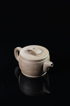 紫砂界彩刻山水标杆·李峰臻品《汉瓦壶》礼藏双绝 传世重器！  ——原矿优质青段·260cc