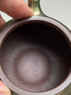 紫砂特色黄金紫晶贝壳烧【锦鱼壶】与众不同的藏品！  ——原矿优质老紫泥·260cc ——著名紫砂艺术家·曹燕萍