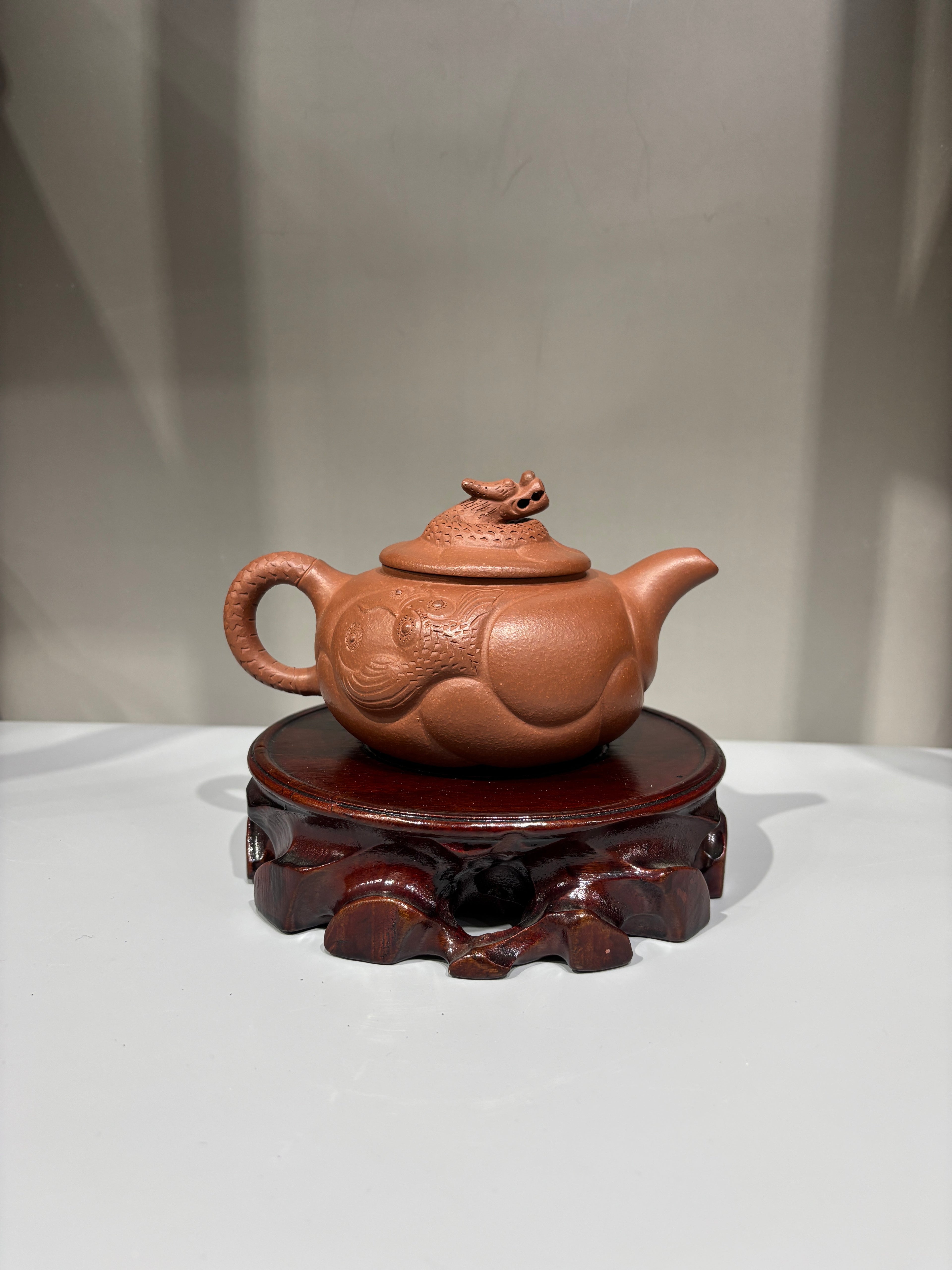 特价🉐，实拍老款《鱼化龙》 ——原矿老清水泥·400cc ——实力派老艺人·詹松富