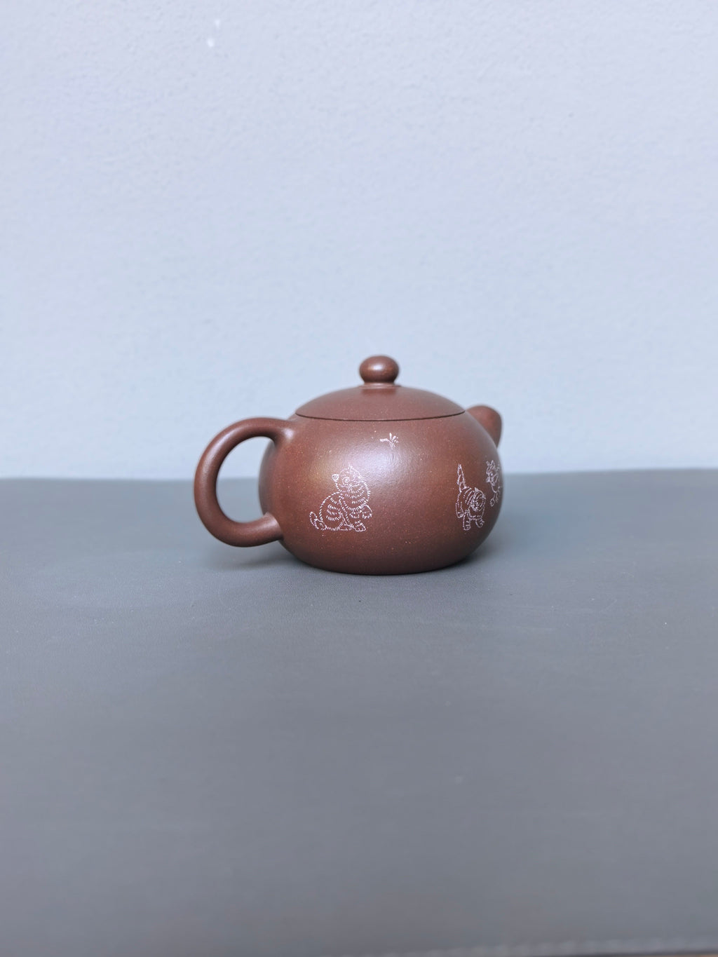 省大师吴培林高徒·王雅丽制【西施壶】世家传承·精工之作——泥料：原矿优质老紫泥·200cc