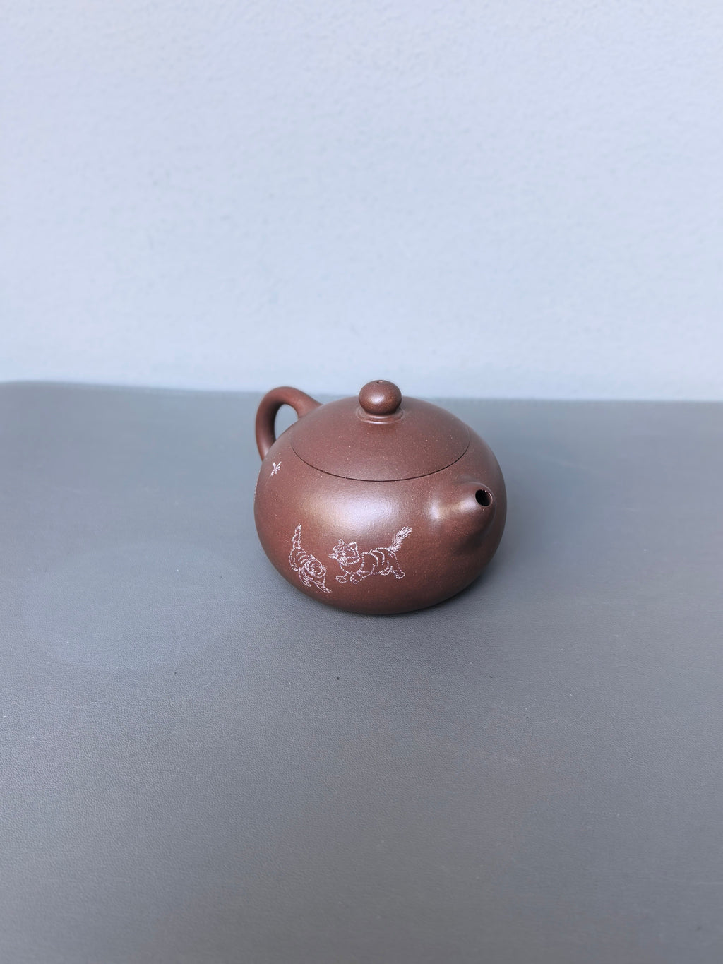 省大师吴培林高徒·王雅丽制【西施壶】世家传承·精工之作——泥料：原矿优质老紫泥·200cc