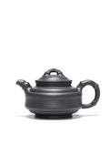 省大师吴培林高徒·王雅丽制【双线竹鼓壶】世家传承·精工之作——泥料：原矿优质天清泥·200cc