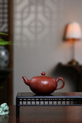 工艺师精品佳作推荐【龙珠】 原矿红降坡，约450cc，7孔出水 作者：潘老师 工艺美术师