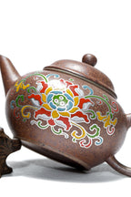 工艺师精品佳作，柴烧薄胎《水平壶》花开富贵！ ——工艺美术师·潘老师 ——原矿优质本山段泥柴烧·160cc