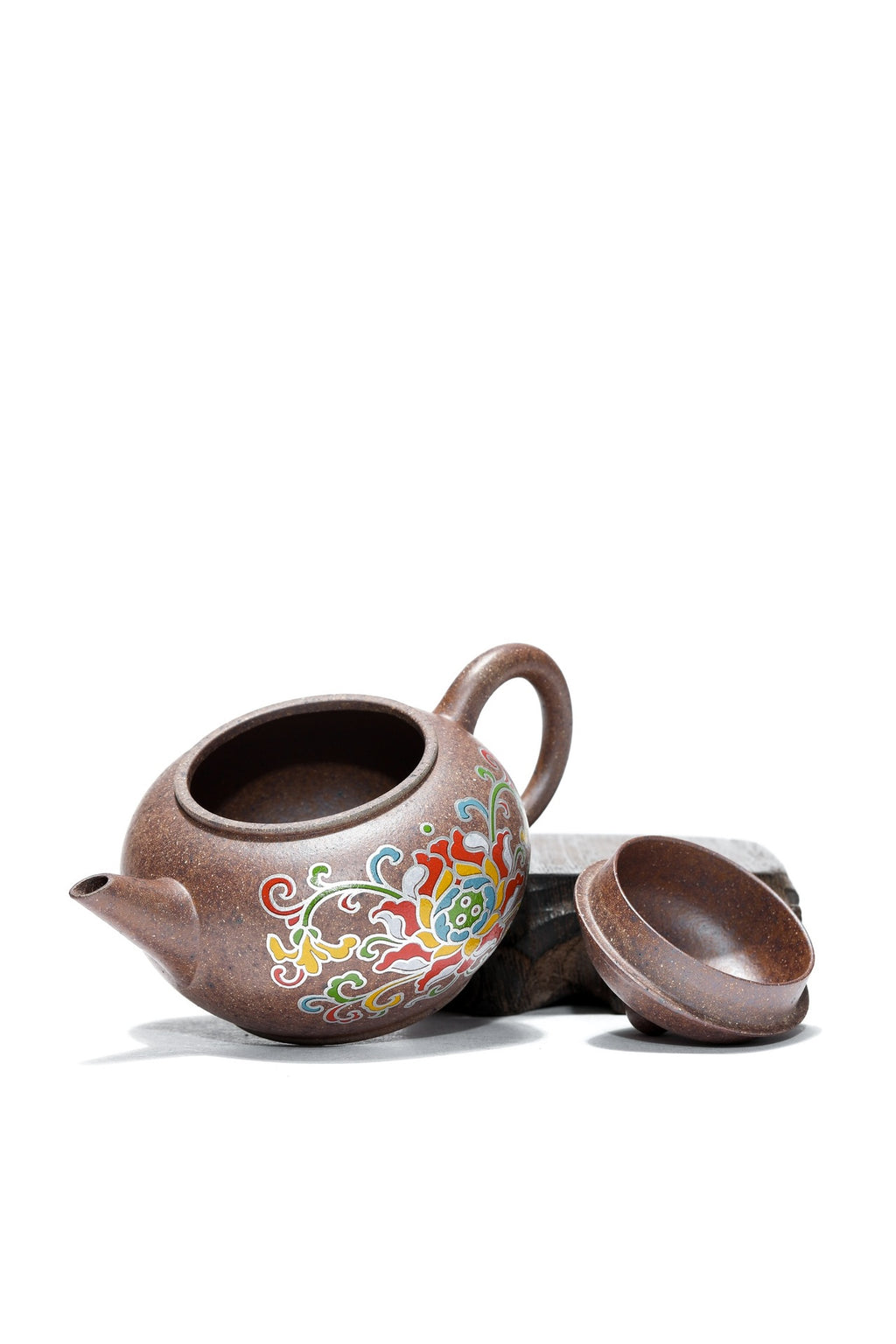 工艺师精品佳作，柴烧薄胎《水平壶》花开富贵！ ——工艺美术师·潘老师 ——原矿优质本山段泥柴烧·160cc