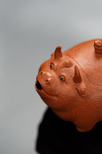 福牛🐮·【福禄寿喜财，金牛报春来】 精工款·180cc 实力派名家·焦勇 是壶亦是宠&nbsp; 优质降坡料制作