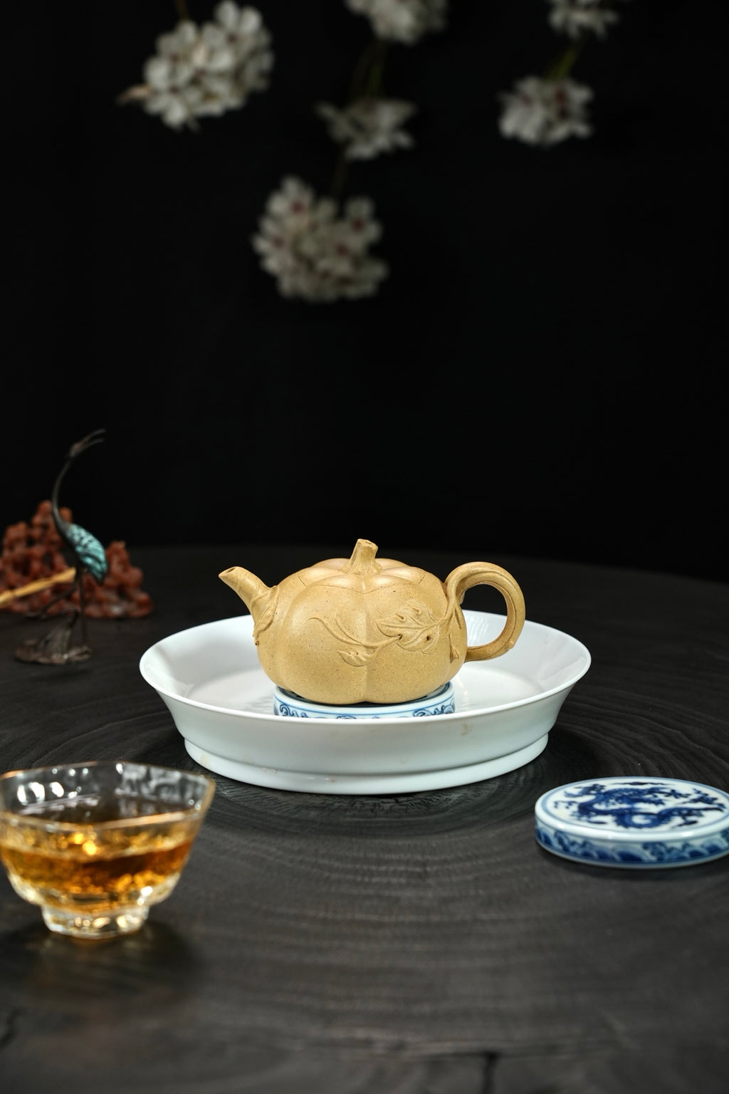 全手工【鸣远·南瓜】 原矿极品本山绿·130cc·内推孔