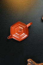 全手工【六方·居士】 原矿极品朱泥·130cc·7孔