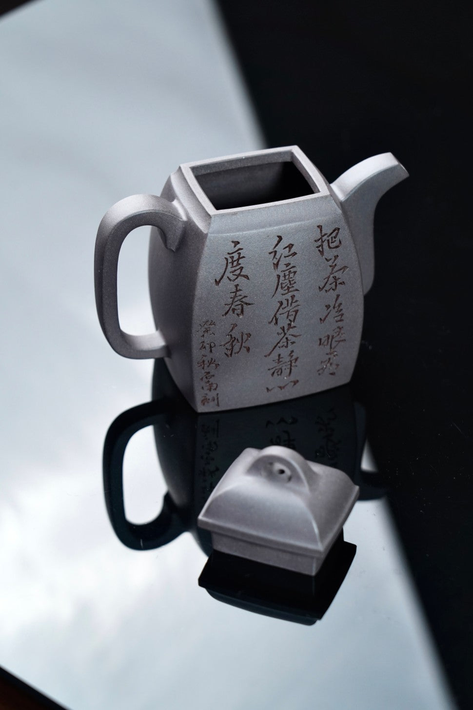 全手工【汉方】 原矿极品天青泥·320cc ·16孔