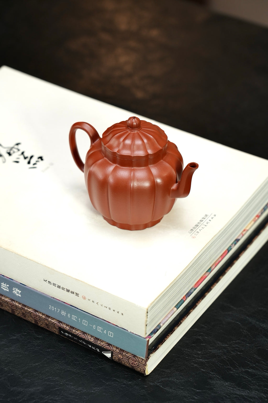 精品👍·全手工【玲珑宫灯】 原矿极品朱泥·170cc·内推孔