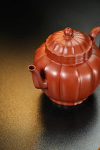 精品👍·全手工【玲珑宫灯】 原矿极品朱泥·170cc·内推孔