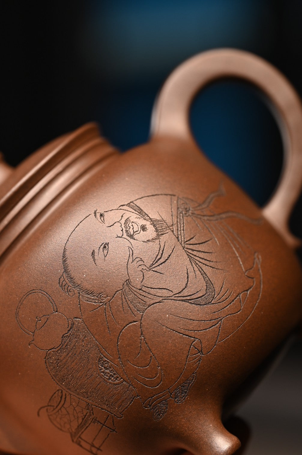 范家壶庄少庄主 范坚.三足鼎  张重庆刊  原矿紫泥  350ml