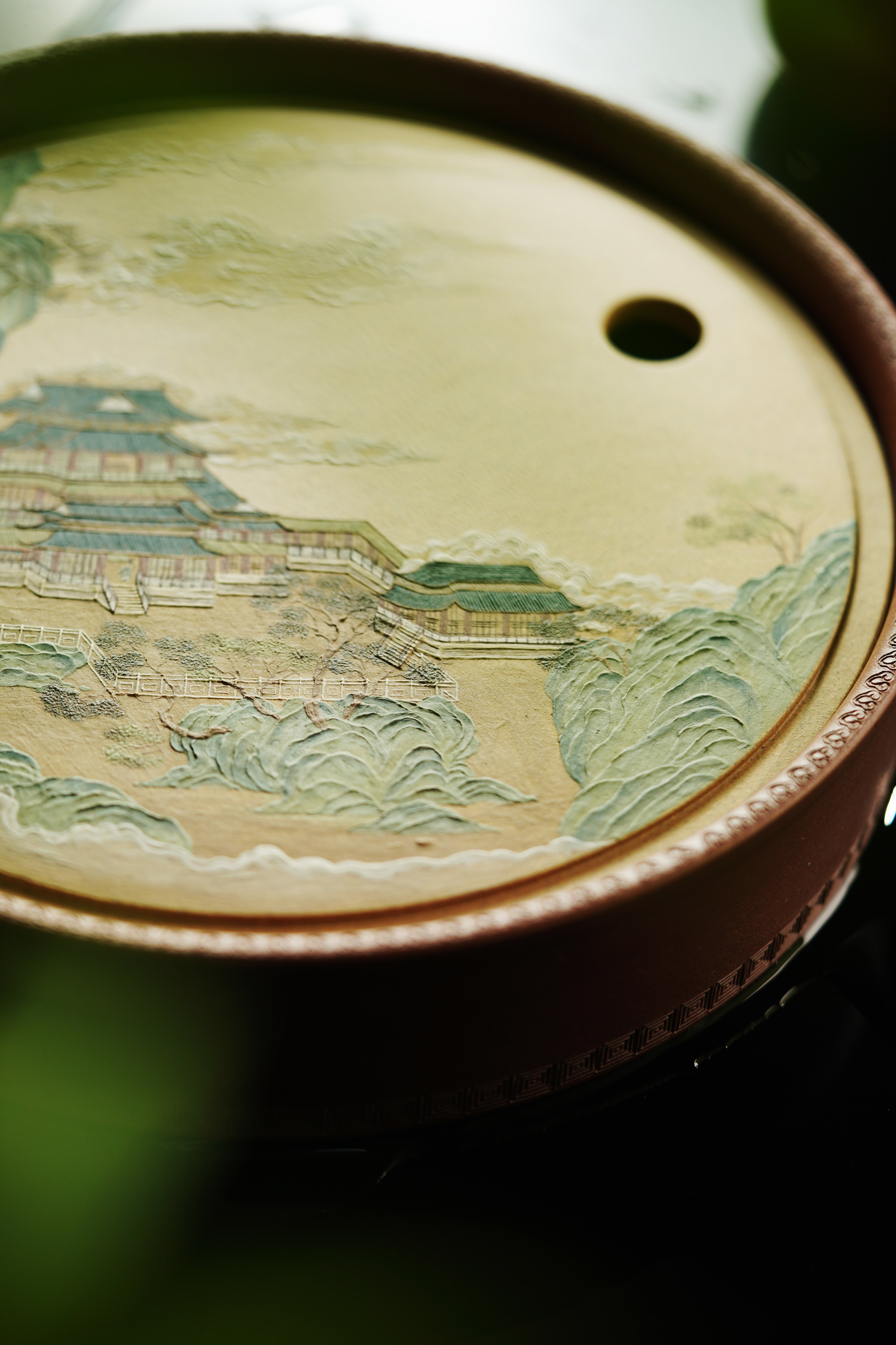 特色紫砂巅峰臻品【琼楼仙阁干泡盘】大拍同款孤品｜未来可期