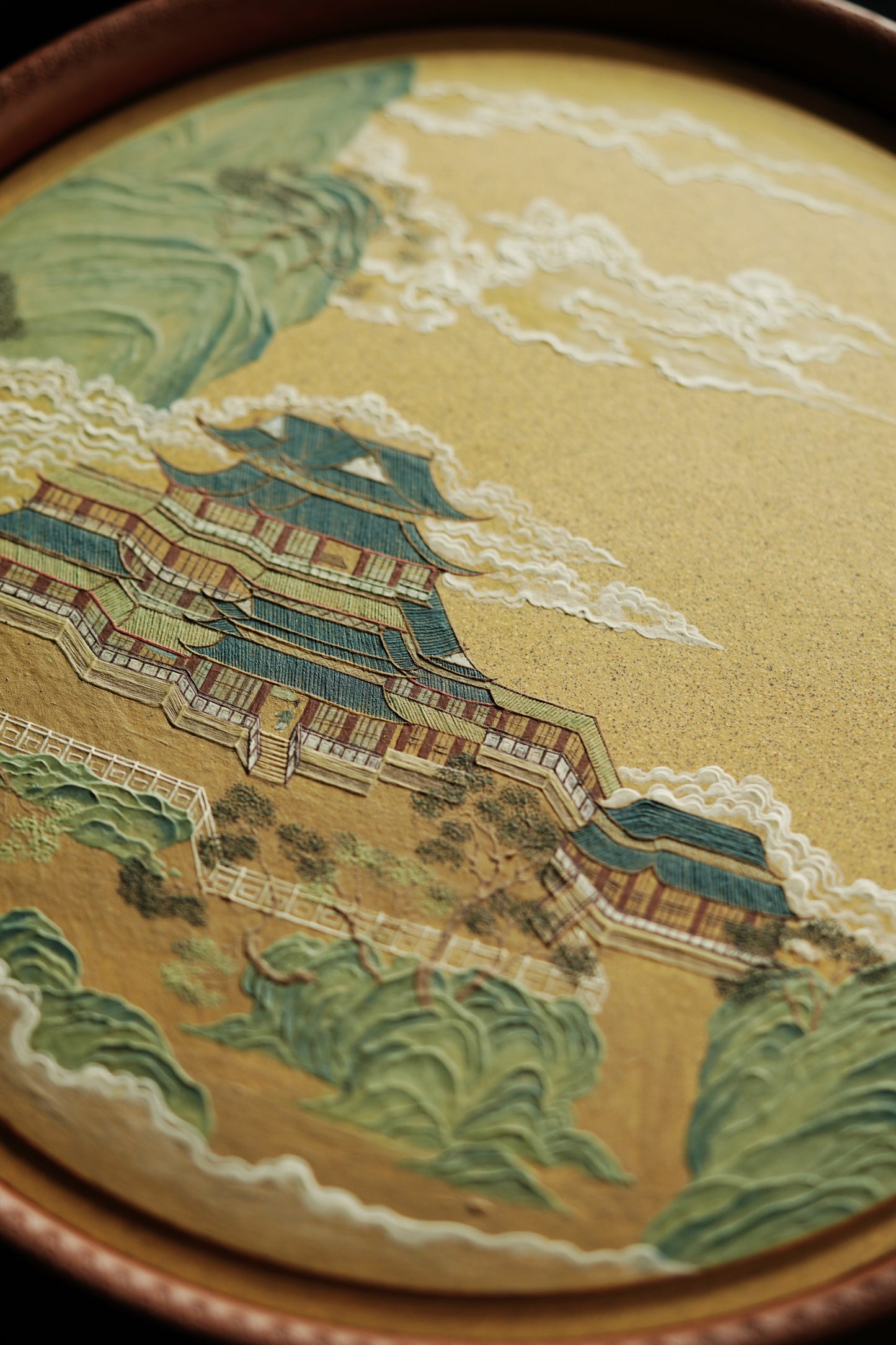特色紫砂巅峰臻品【琼楼仙阁干泡盘】大拍同款孤品｜未来可期