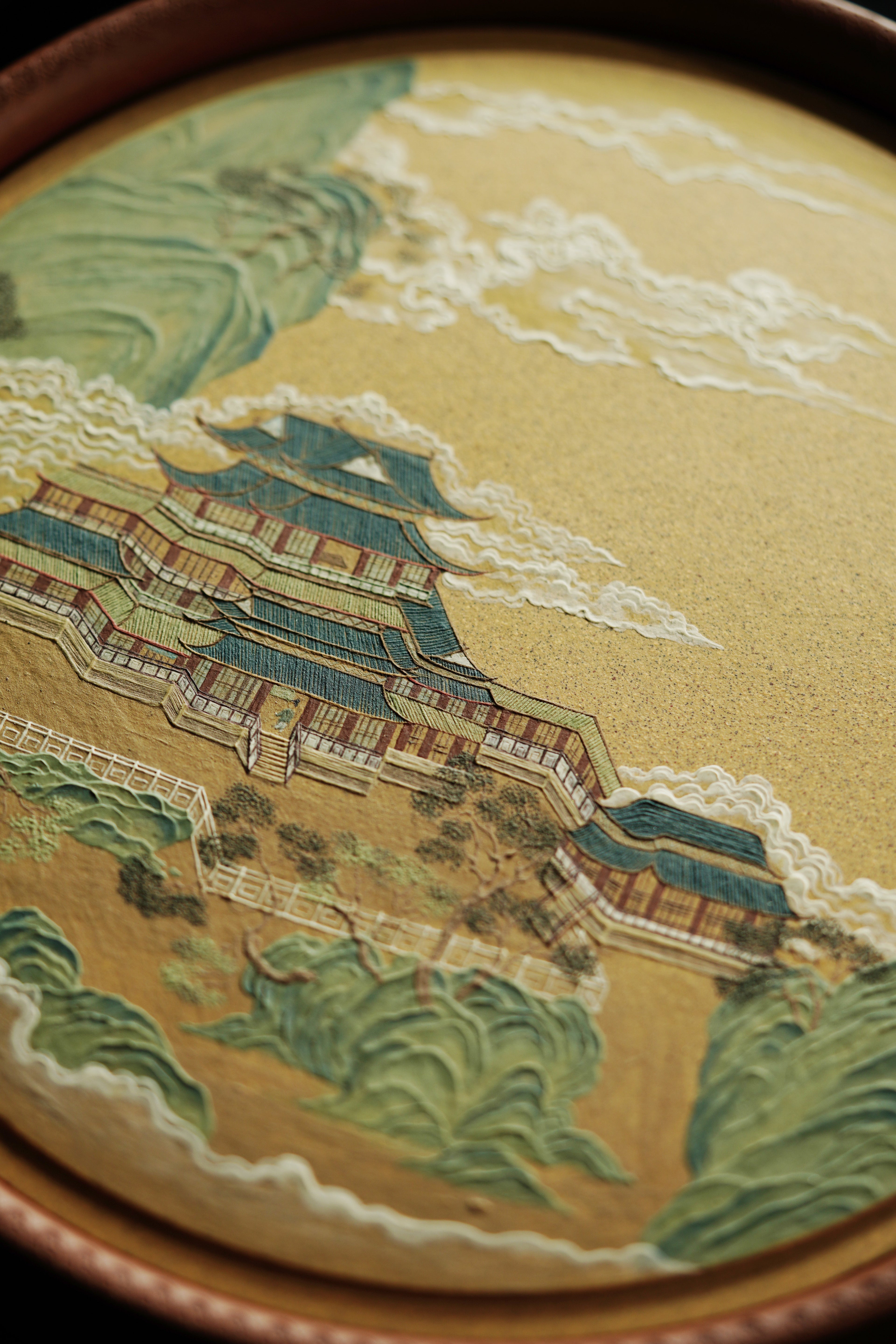 特色紫砂巅峰臻品【琼楼仙阁干泡盘】大拍同款孤品｜未来可期