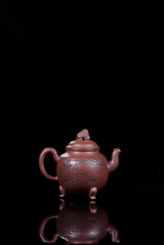 储立之大师传世典藏重器《云烟壶》是礼藏双宜首选的高端艺术品！  ——原矿优质 底槽清·390cc