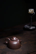 储立之大师传世典藏重器《渔翁壶》  ——原矿优质 紫玉金砂·380cc