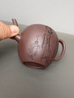 李峰臻品《美人肩壶》礼藏双绝 传世雅器——原矿优质老紫泥·230cc ——国大师吴鸣高徒·李峰亲工