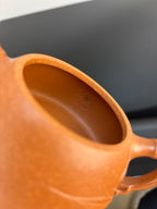 范泽锋高徒·邱爽紫砂潜力重器《竹节大口石瓢》—原矿优质金降坡·190cc