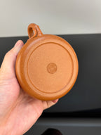 范泽锋高徒·邱爽紫砂潜力重器《竹节大口石瓢》—原矿优质金降坡·190cc