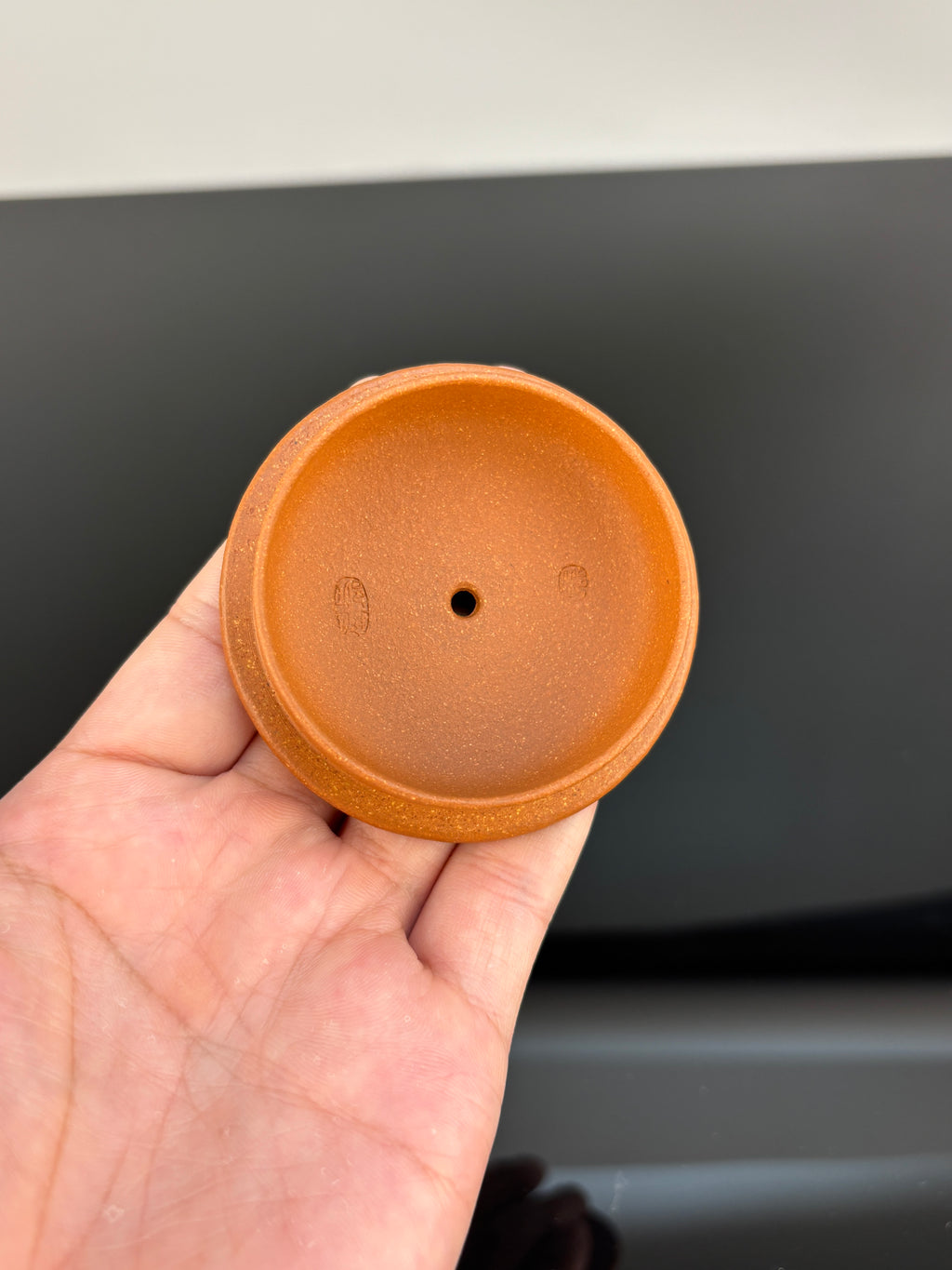 范泽锋高徒·邱爽紫砂潜力重器《竹节大口石瓢》—原矿优质金降坡·190cc