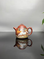 范泽锋高徒·省大师邱爽制｜国大师邱玉林装饰《秦权壶》 ——原矿优质底槽清·350cc