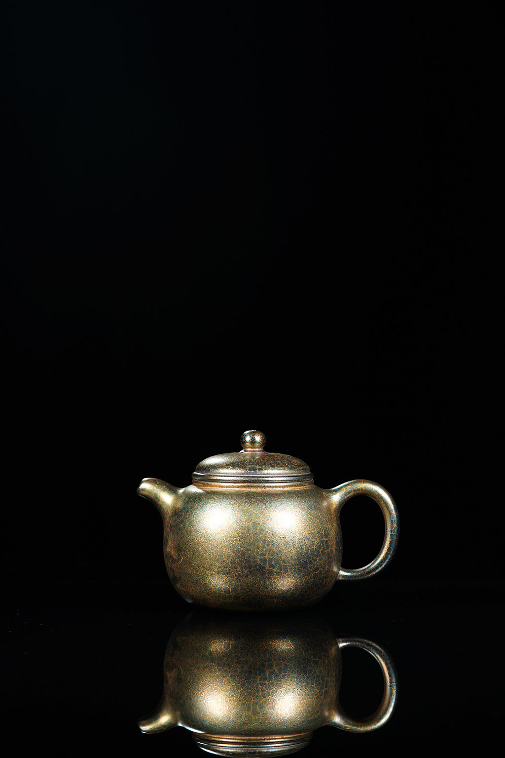 特色紫砂·黄金贝壳烧《匏尊壶》精品重器！  ——原矿优质紫泥·330cc——著名紫砂堂口·福茗堂